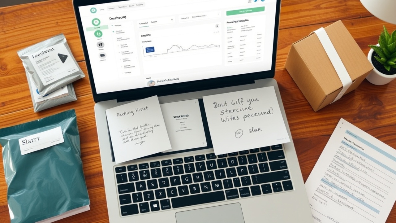 LinkFlux order management dashboard interface showing order statuses