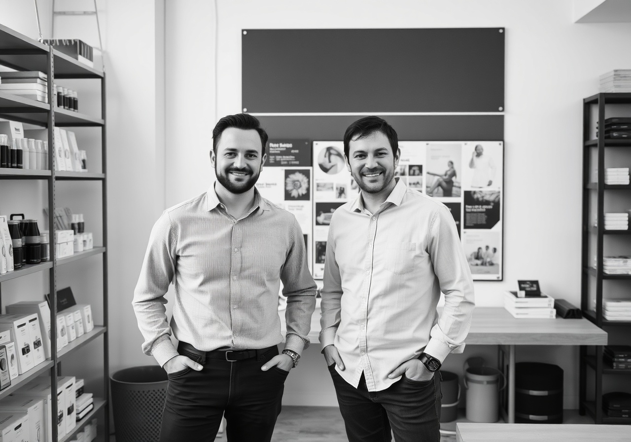 Founding team sketches in a London kitchen
